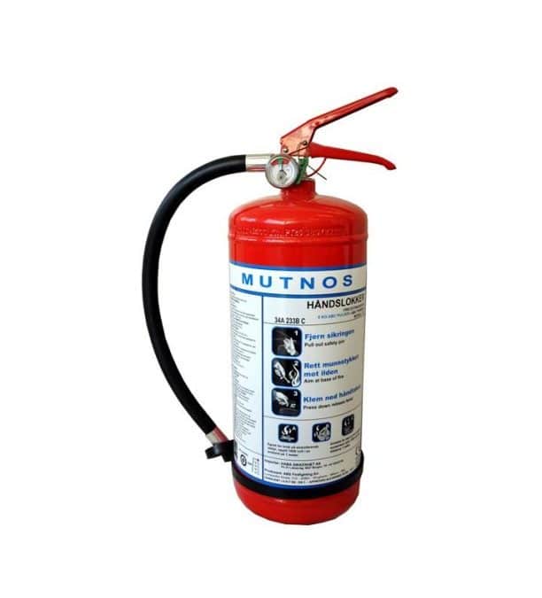 Mutnos T6, 6 kg pulver ABC